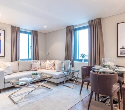 High Rise Luxury Three Bed Two Bathroom – Merchant Square W2 1AN