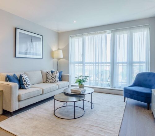 9th Floor Stylish Riverside Apartment – Canary Wharf E14 8RW