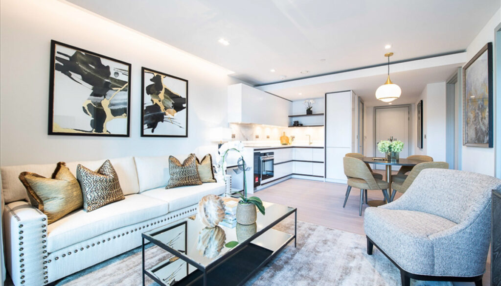 Luxurious One-Bedroom Apartment in Garrett Mansions, West End Gate, London W2 1BB